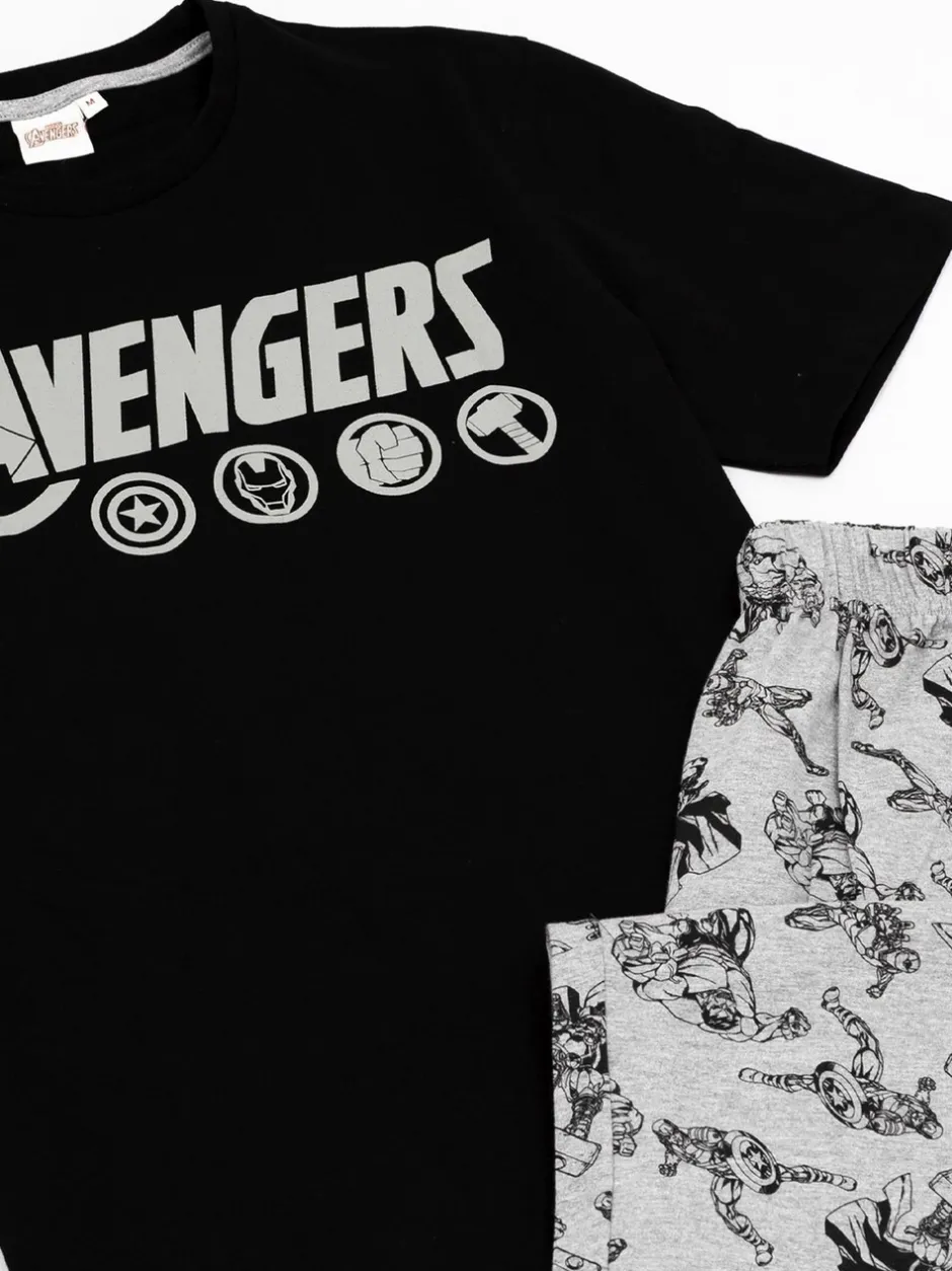Pyjama's|Loungewear*Vanilla Underground - pyjama met lange pijpen Zwart