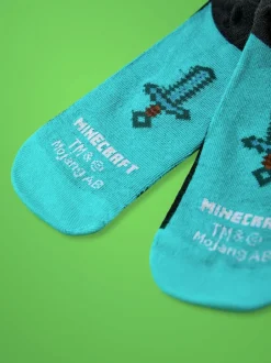 Sokken|Vanilla Underground - Minecraft TNT Sokken set van 5 Zwart