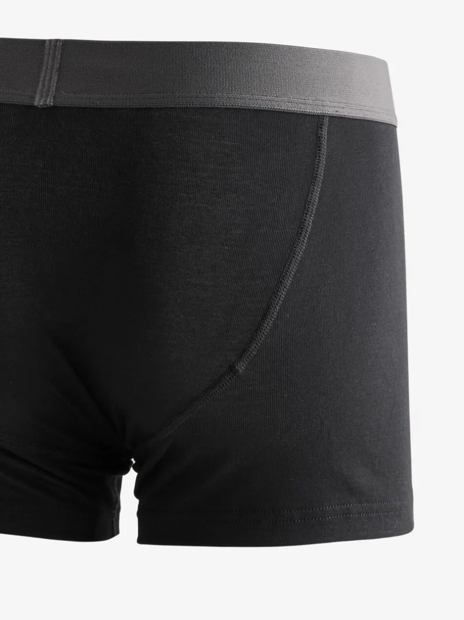 Ondergoed|Ondergoed*Next Zwart - Verpakking van 4 - 100% katoenen boxershorts