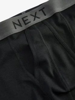 Ondergoed|Ondergoed*Next - Verpakking van 4 - A-frontboxershorts van 100% zuiver katoen Zwart
