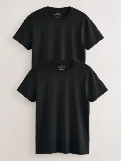 Ondergoed|Ondergoed*Next - Verpakking van 2 - Comfort T-shirt Zwart
