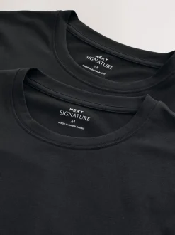 Ondergoed|Ondergoed*Next - Verpakking van 2 - Comfort T-shirt Zwart