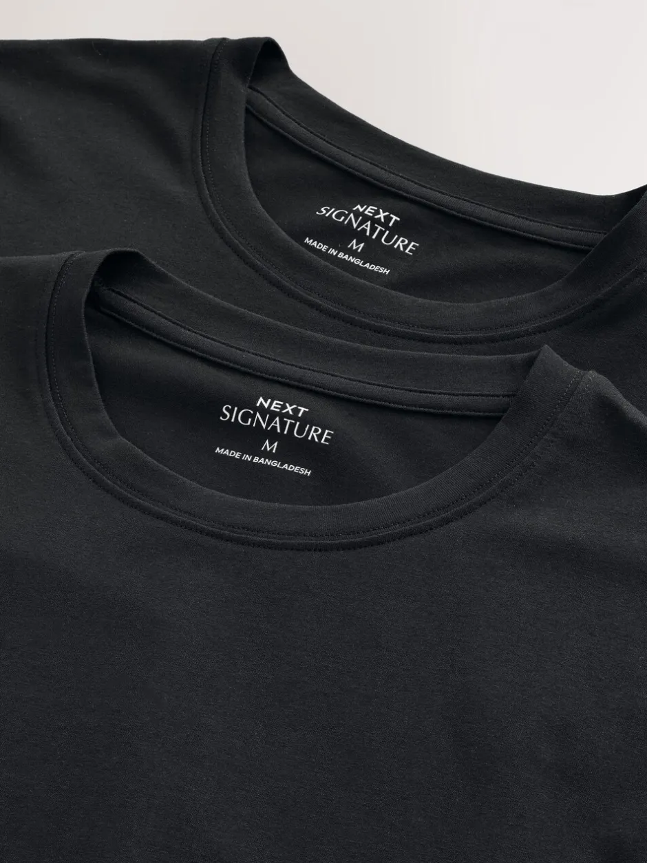 Ondergoed|Ondergoed*Next - Verpakking van 2 - Comfort T-shirt Zwart