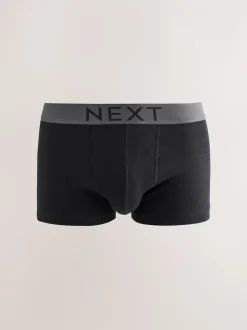 Ondergoed|Ondergoed*Next Zwart - Verpakking van 10 - Hipster boxershorts van 100% katoen