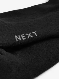 Sokken|Sokken|Next - Verpakking van 5 - Halfhoge sneakersokken met demping Zwart