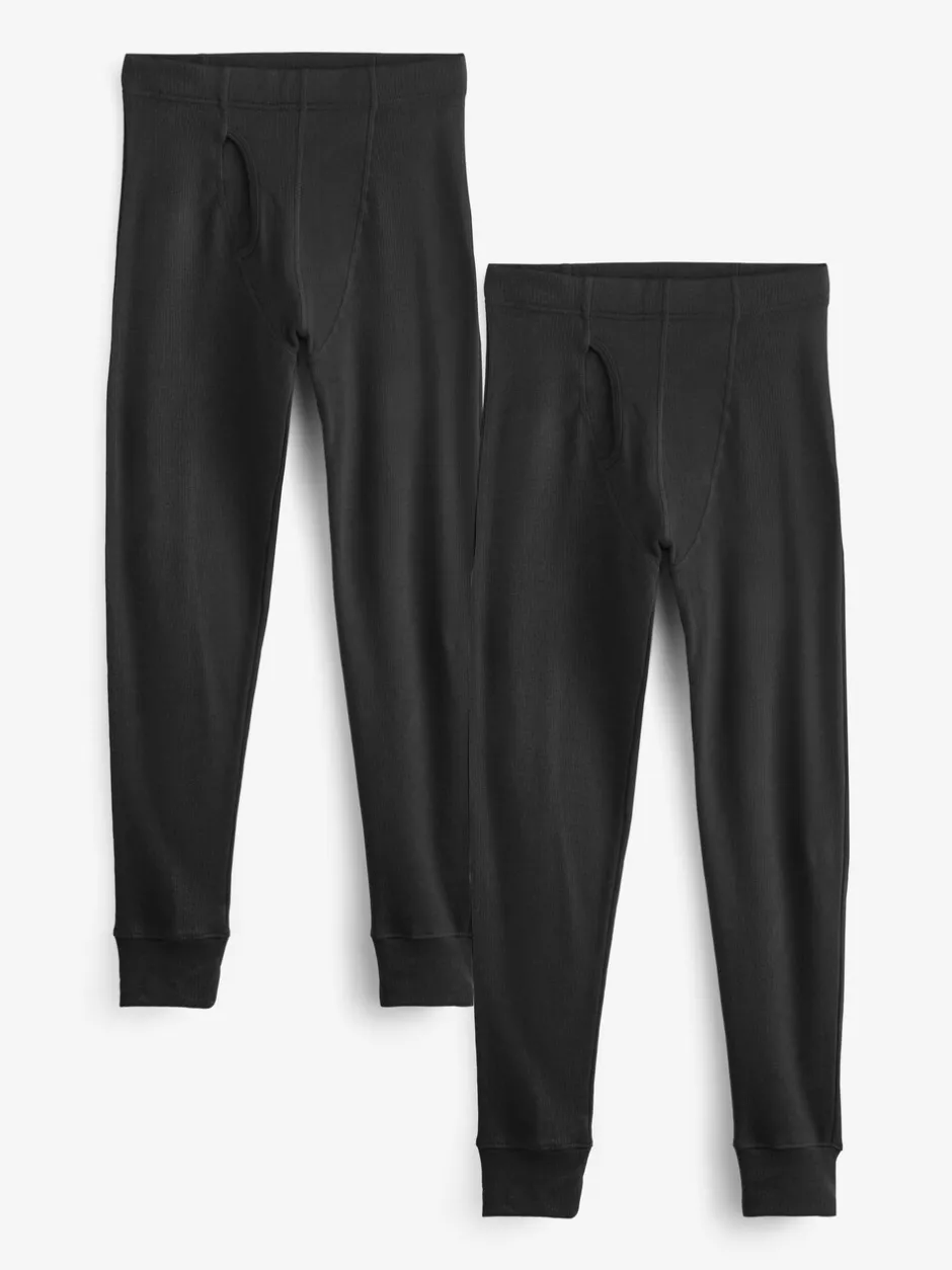 Ondergoed|Ondergoed|Next - Verpakking van 2 - Thermische legging Zwart