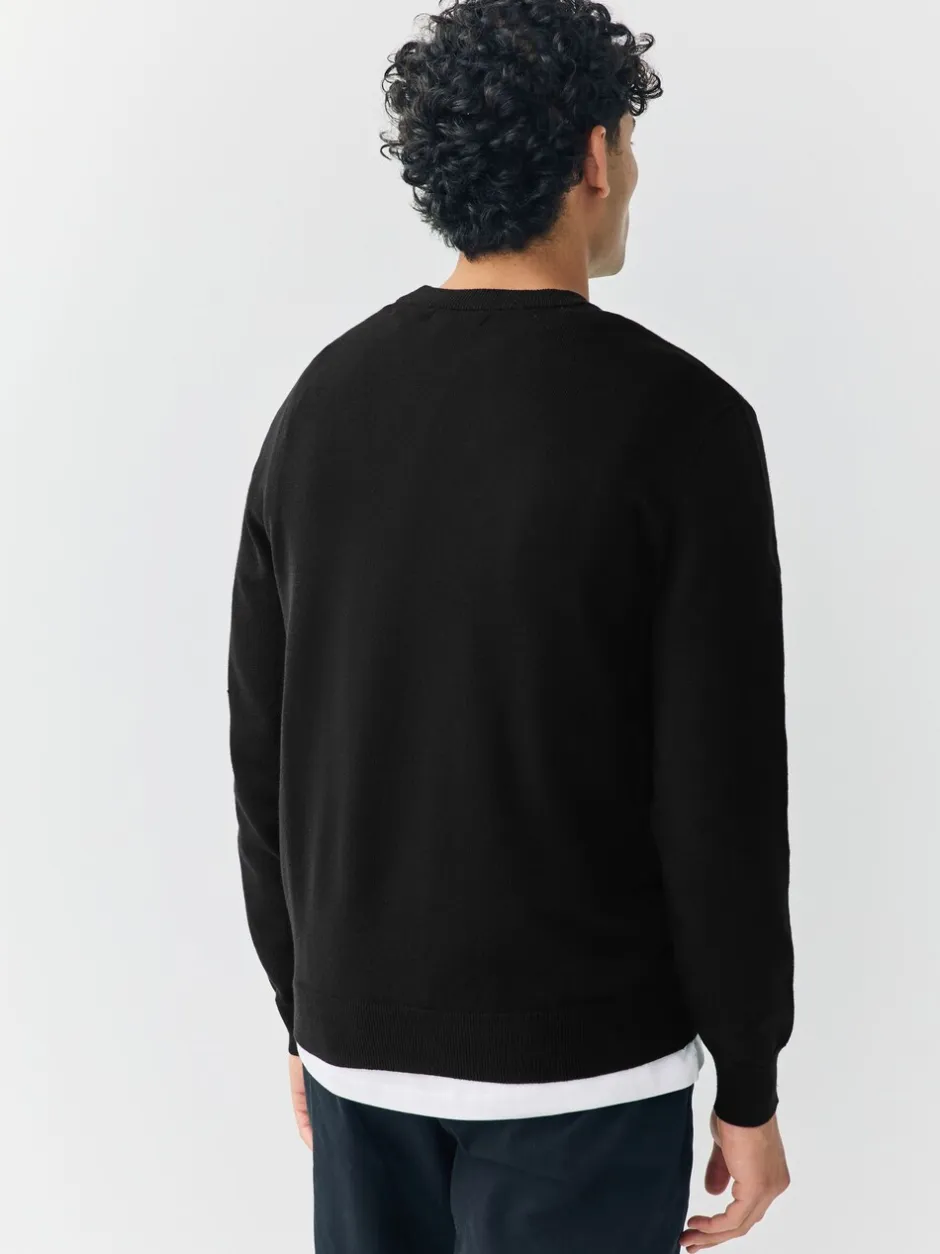 Gebreide Kleding*Next Zwart - Verpakking van 2 regular-fit zacht aanvoelende truien met ronde hals