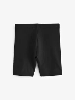 Schoolkleding|Shorts En Rokken|Next - Verpakking van 2 stretchy fietsshorts met hoog katoengehalte (3-16jr) Zwart