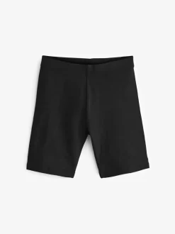 Schoolkleding|Shorts En Rokken*Next - Verpakking van 5 stretchy fietsshorts met hoog katoengehalte (3-16jr) Zwart
