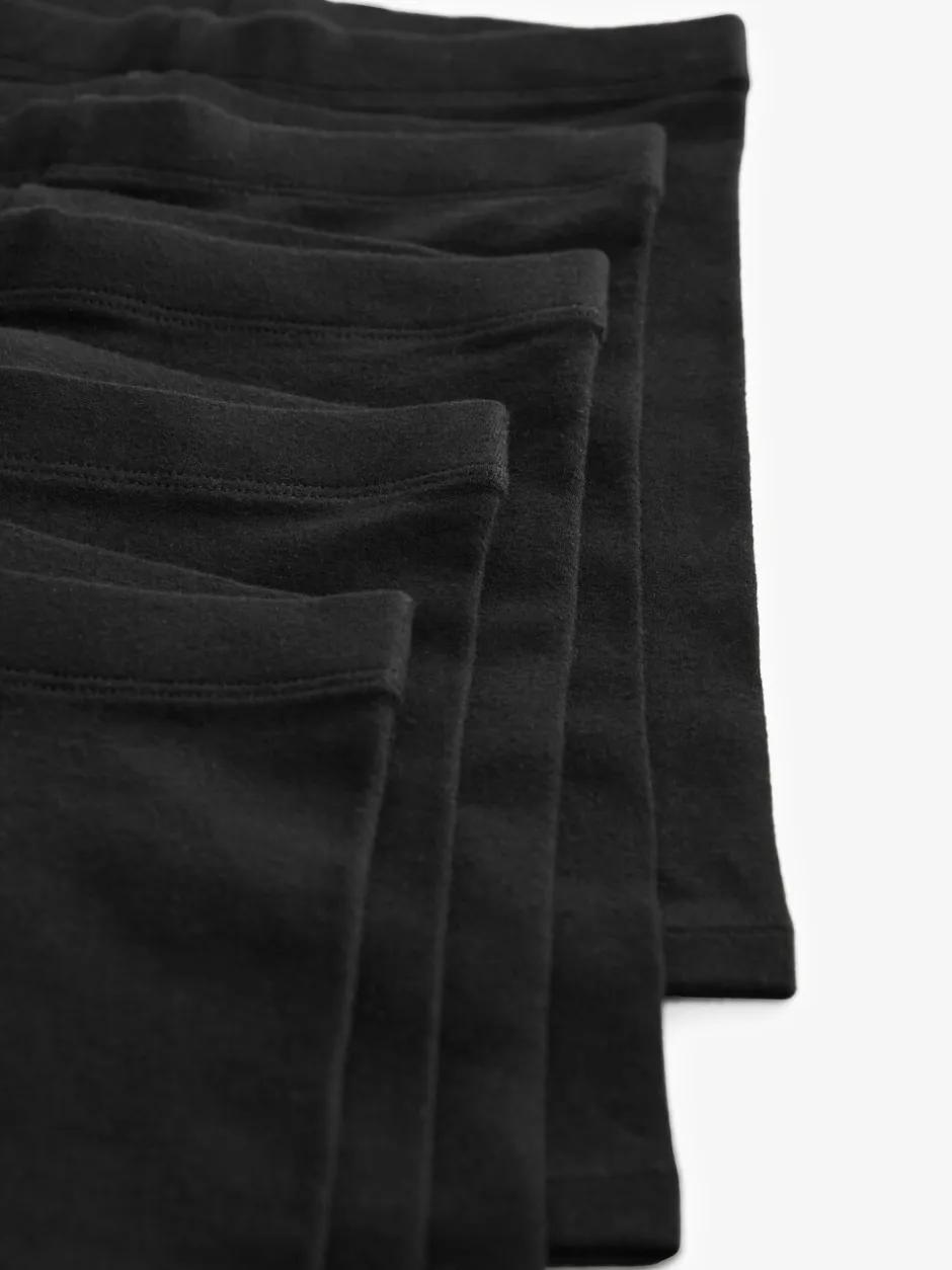Schoolkleding|Shorts En Rokken*Next - Verpakking van 5 stretchy fietsshorts met hoog katoengehalte (3-16jr) Zwart
