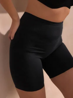 Shapewear*Next - Vormgevend slipje met buikcorrectie van premium katoenmix Zwart