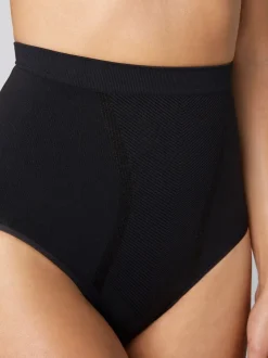 Shapewear|Next - Vormgevende naadloze slip voor gladdere dijen met stevige buikcorrectie Zwart