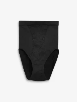 Shapewear|Next - Vormgevende naadloze slip voor gladdere dijen met stevige buikcorrectie Zwart