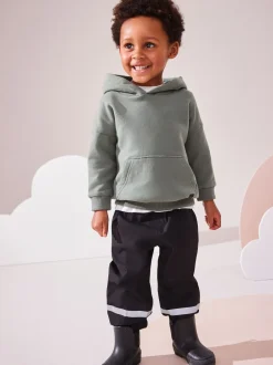 Broeken En Chino's|Next - Waterdichte broek (9 mnd-10 jr) Zwart