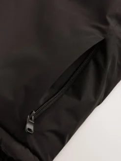 Schoolkleding|Jassen En Jacks|Next - Waterdichte gewatteerde binnenjas (3-16jr) Zwart