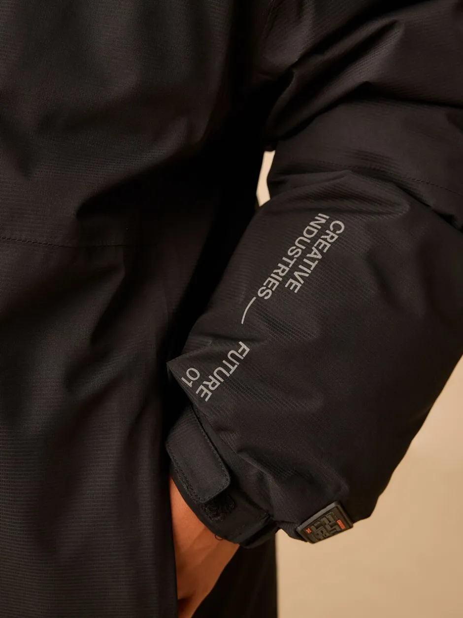 Schoolkleding|Jassen En Jacks|Next - Waterdichte gewatteerde binnenjas (3-16jr) Zwart