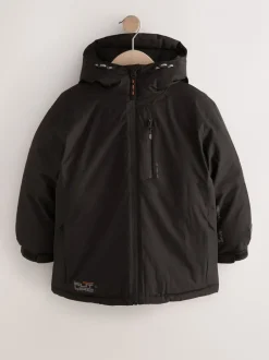 Schoolkleding|Jassen En Jacks|Next - Waterdichte gewatteerde binnenjas (3-16jr) Zwart
