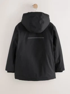 Schoolkleding|Jassen En Jacks*Next - Waterdichte parkajas (3-17jr) Zwart