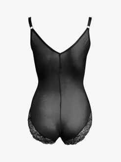 Shapewear|Next - Wear Your Own Bra - Vormgevende body met sterke buikcorrectie Zwart