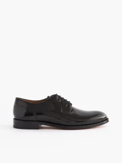 Formele Schoenen|Next Zwart - Wijde pasvorm - Signature - Derby-schoenen met leren zool