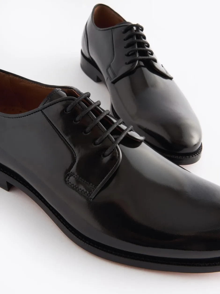 Formele Schoenen|Next Zwart - Wijde pasvorm - Signature - Derby-schoenen met leren zool