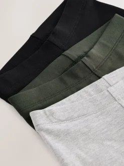 Shorts|Schoolkleding*Next Zwart & wit - Set van 3 fietsshorts (3 mnd-7 jr)