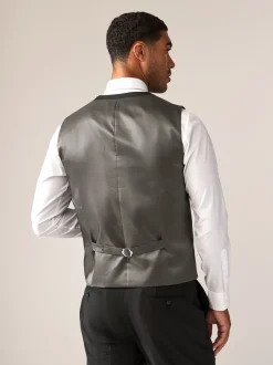 Vesten|Next Zwart - Wollen Blend Motion Flex Pak gilet
