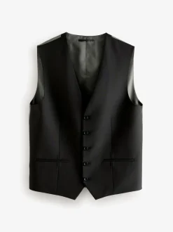 Vesten|Next Zwart - Wollen Blend Motion Flex Pak gilet