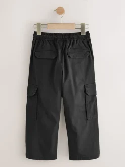 Broeken En Chino's*Next - Woven Cargo Trousers (3-16yrs) Zwart