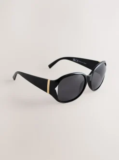 Zonnebril|Next Zwart - Wrap Around Sunglasses