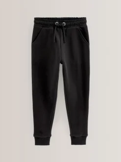 Schoolkleding*Next - Zachte jersey joggingbroek met normale pasvorm (3-16jr) Zwart