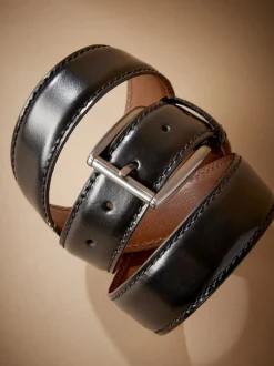 Riemen En Bretels*Next - Zakelijke Signature-riem Zwart