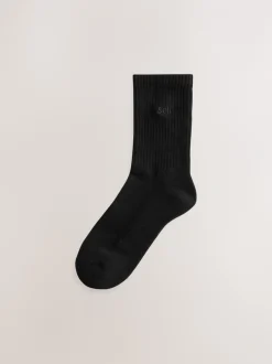 Sokken En Panty's|self. Zwart - zelf. 3 paar lounge enkelsokken met verzachte zool