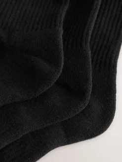 Sokken En Panty's|self. Zwart - zelf. 3 paar lounge enkelsokken met verzachte zool