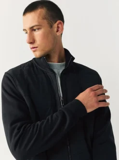 Jassen En Jacks|Next - Zonder capuchon. - Hybrid Full Zip Jacket Zwart