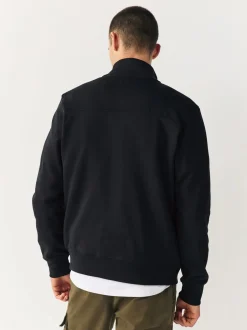 Jassen En Jacks|Next - Zonder capuchon. - Hybrid Full Zip Jacket Zwart