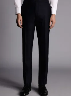 Smokings En Feestkleding*Charles Tyrwhitt - slim-fit broek van dinerkostuum Zwart chroom