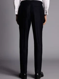 Smokings En Feestkleding*Charles Tyrwhitt - slim-fit broek van dinerkostuum Zwart chroom