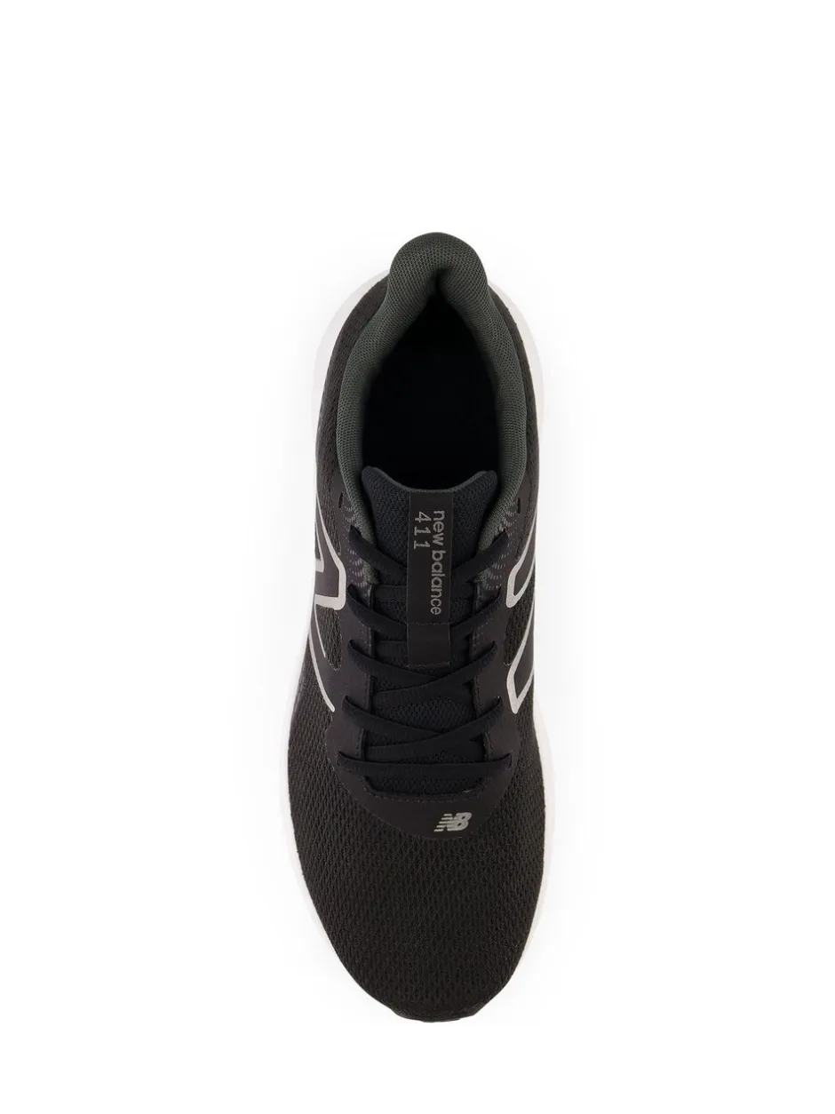Sneakers*New Balance - 411 herenslippers Zwart chroom