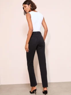 Jeans*Friends Like These - Ankle Straight Leg Jeans Zwart denim