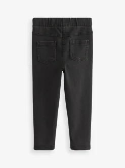 Jeans En Joggingbroeken|Jeans|Next - Jegging met elastische taille (3 mnd-7 jr) Zwart denim