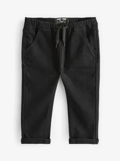 Jeans En Joggingbroeken|Jeans|Next - Superzachte jeans met stretch en elastische taille (3 mnd-7 jr) Zwart denim