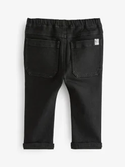 Jeans En Joggingbroeken|Jeans|Next - Superzachte jeans met stretch en elastische taille (3 mnd-7 jr) Zwart denim