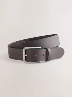 Riemen En Bretels*Next Zwart en bruin - Burnished Leather Belts Set 2 Pack