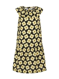 Jumpsuits En Playsuits| - Regatta Girls 100% Cotton Orla Kiely Playsuit Zwart geel