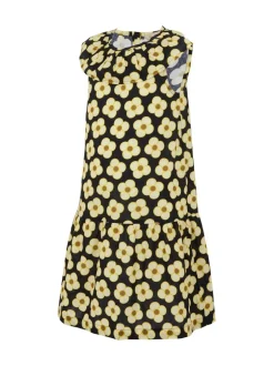 Jumpsuits En Playsuits| - Regatta Girls 100% Cotton Orla Kiely Playsuit Zwart geel