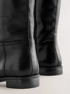 Ruimvallend En Extraruimvallend*Next - Forever Comfort® platte rijlaarzen Zwart leer