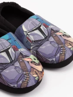 Pantoffels*Vanilla Underground Zwart Mandalorian - winterpantoffels