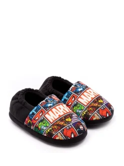 Pantoffels*Vanilla Underground Zwart Marvel® - winterpantoffels