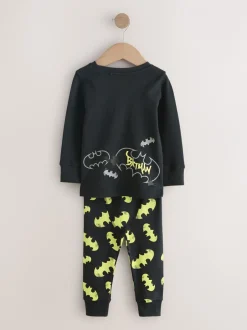 Pyjama's|Nachtkleding En Pyjama's|Next Zwart met Batman - Gelicentieerde knusse pyjama's 2 pack (9mnd -10jr)